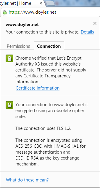 Let's Encrypt - Verified