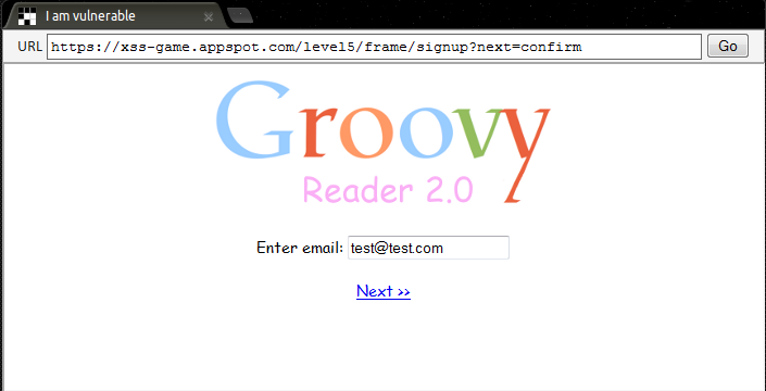 Google XSS - Level 5