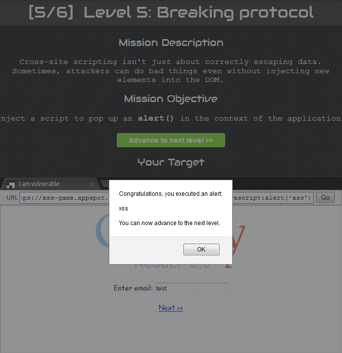 GitHub - rorymurphyza/GoogleXSSGame: Solutions to the Google XSS game.