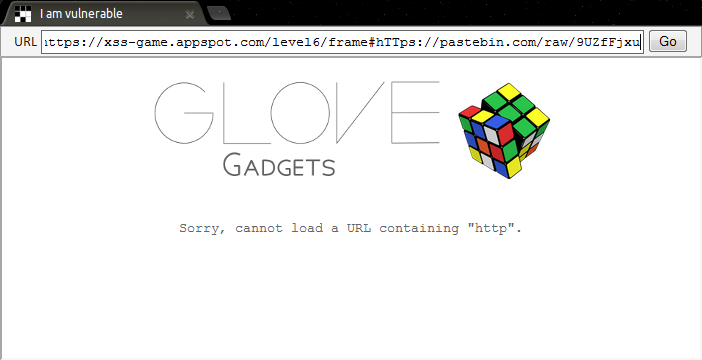 Google XSS - Level 6 XSS