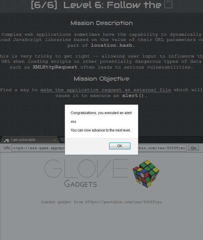 Google XSS - Level 6 Solved