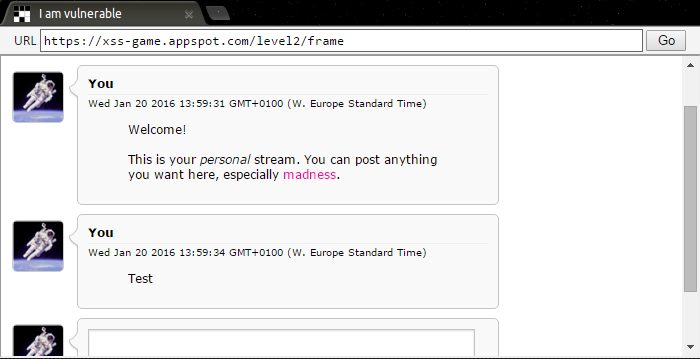 GitHub - rorymurphyza/GoogleXSSGame: Solutions to the Google XSS game.