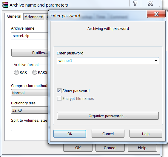 Python Zip Password Cracker - Archiving