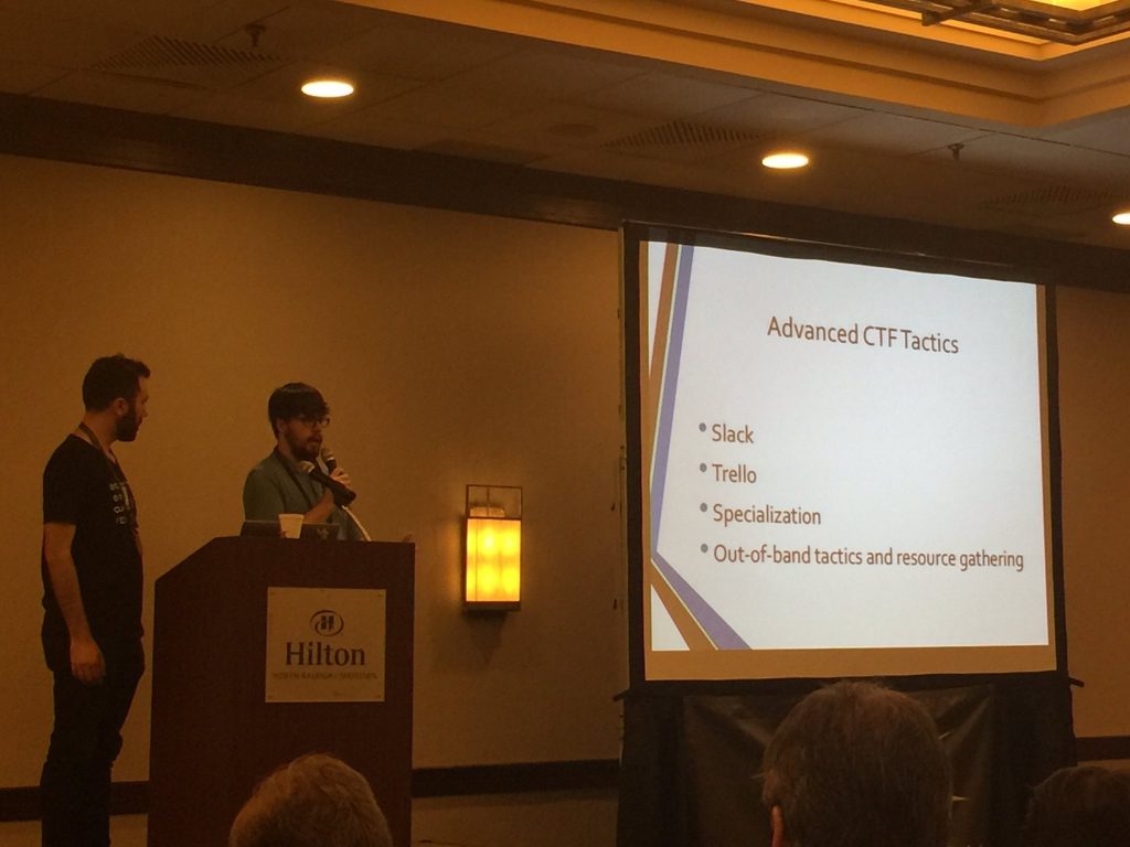 CarolinaCon 13 - Advanced CTF Tactics