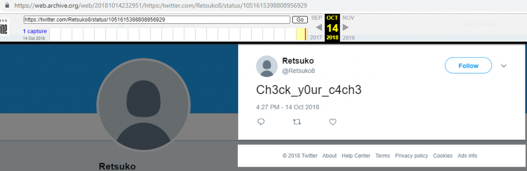 Custom Cryptography - Deleted Tweet
