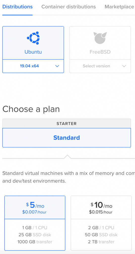 DigitalOcean VPN - Droplet