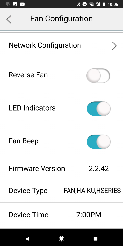 More configuration