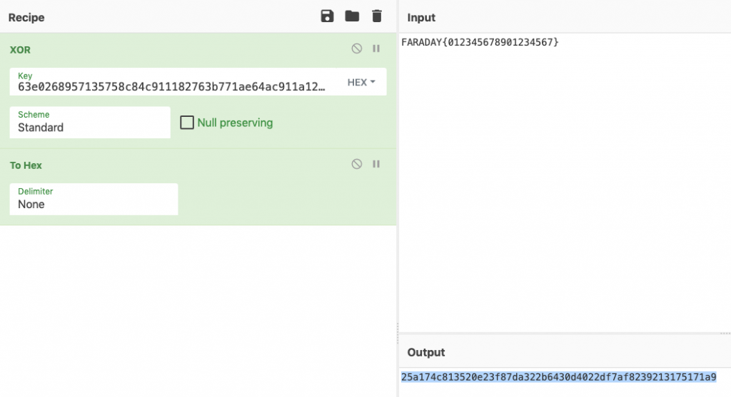 FaradaySec CTF - Correct key