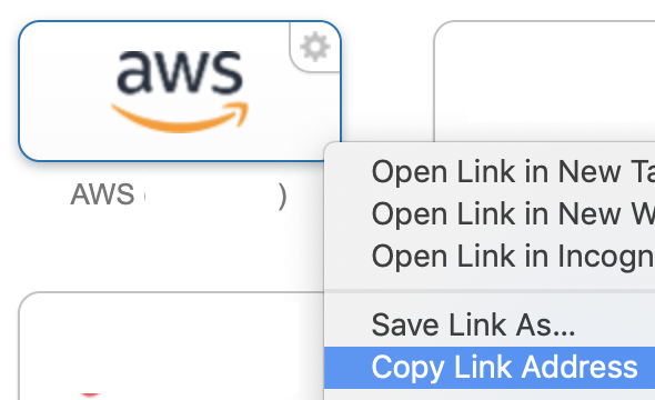 Gimme AWS Creds - Application URL