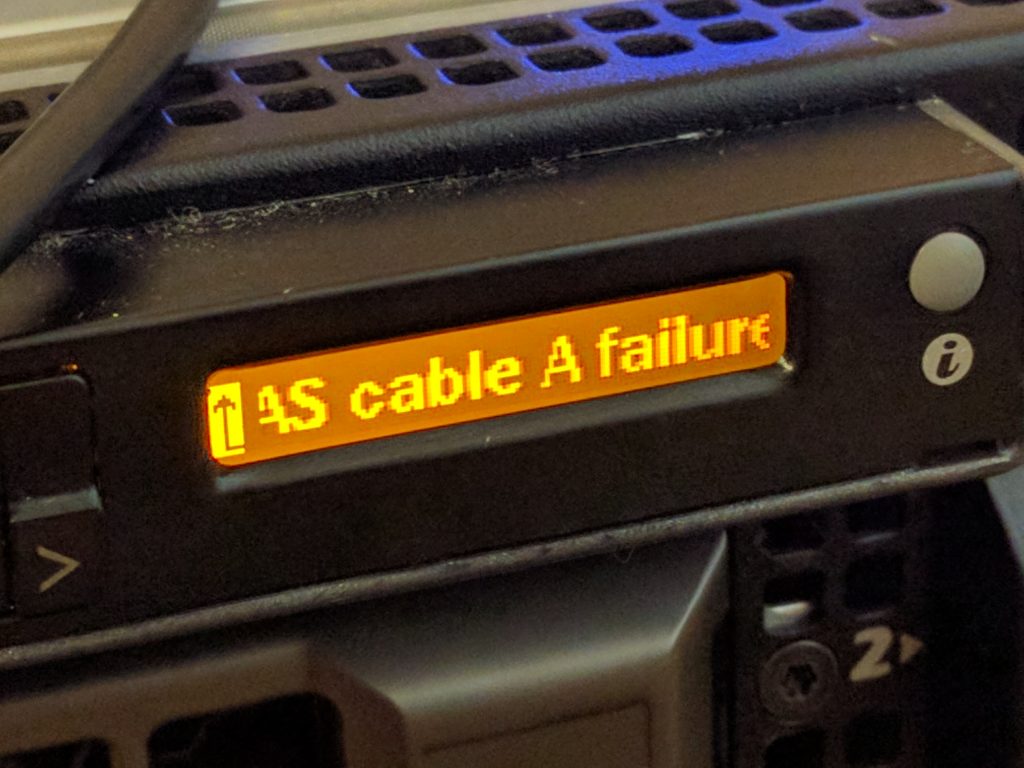 r710 Upgrades - SAS A Failure