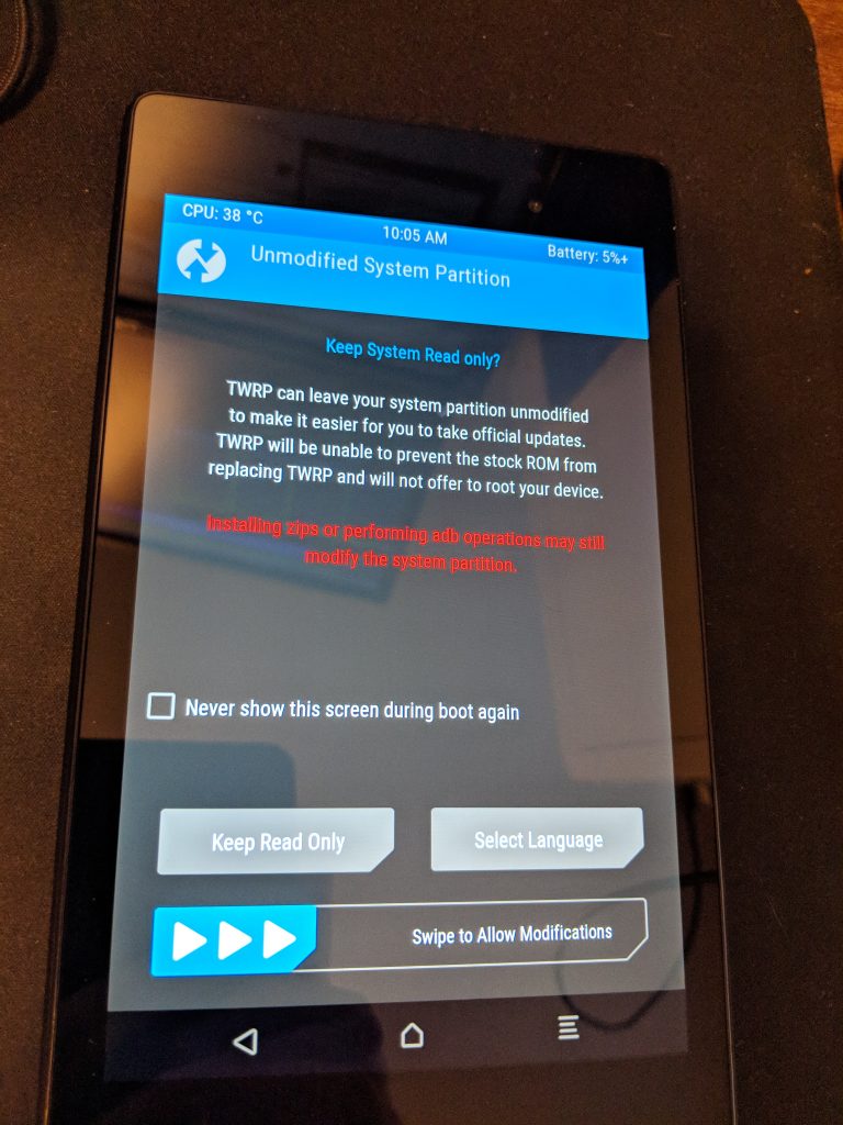 Nexus Root Toolkit - TWRP