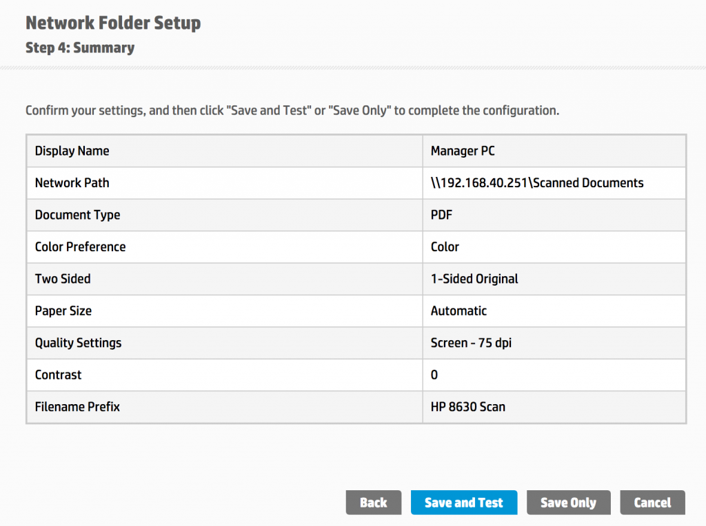 Stealing Hashes from Printers - New Settings