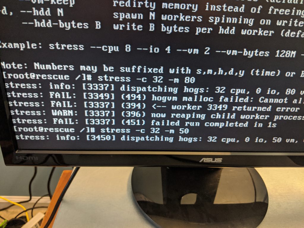 Dell r420 - Running stress test