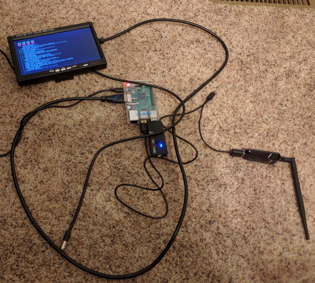 Raspberry Pi Kali - Gear setup