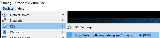 Ubertooth One - USB Connected