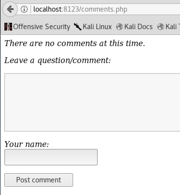 XSS Attack Chain - Cleared Comments