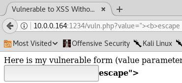 XSS Without Slashes - HTML Injection
