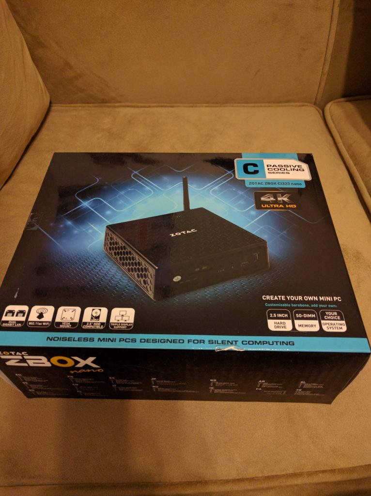 Zotac ZBOX CI323 pfSense - Box